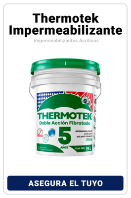 Thermotek Impermeabilizante Fibratado Doble Acción 19 Lts