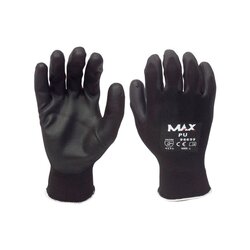 Guante Poliéster Max Negro Grande