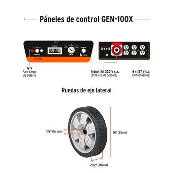 Generador Eléctrico Portátil A Gasolina 10000W Truper
