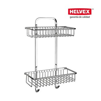 Repisa Doble Helvex Rectangular Rejilla REJ-04