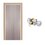 Paquete Puerta Tambor 90 x 213 cm HDF-Roble Gris