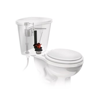 Válvula Descarga WC con Pera Sapito Fluidmaster