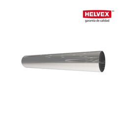 Niple Recto Helvex Fluxómetro 38 mm Cromo