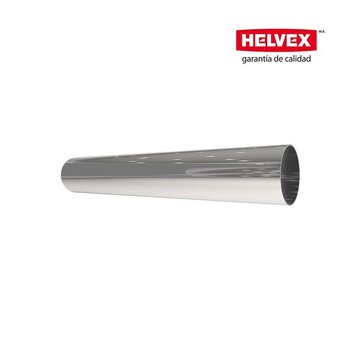 Niple Recto Helvex Fluxómetro 38 mm Cromo