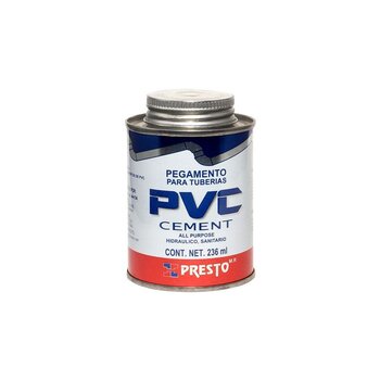 Pegamento Presto PVC 236 ml ¼ l