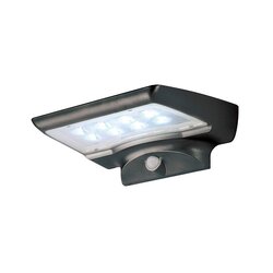 Luminario Led Baliza negro Estevez solar 4 W