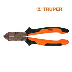 Pinza Electricista Profesional Comfort Grip Truper 7 pulg