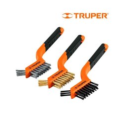 Juego 3 Minicepillos Truper JCEA-3