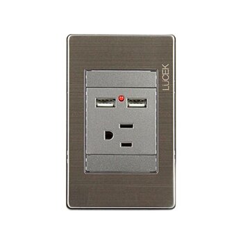 Placa USB Contacto Sencillo marca Lucek Modelo BP05-MA