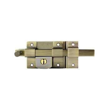 Cerradura de Barra Dexter Latón Antiguo Derecha