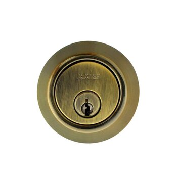 Cerrojo Dexter Llave-Mariposa Latón Antiguo 6734