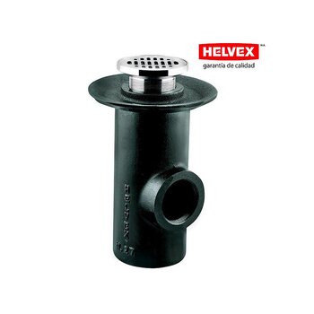 Coladera Helvex Boca Rejilla Redonda 27