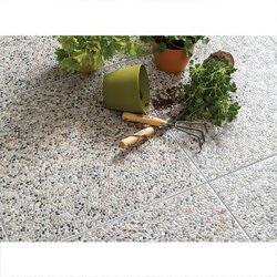 Piso Zen Daltile 60.5 x 60.5 cm Light Grey