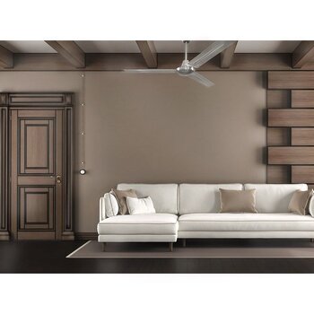 Ventilador Industrial de Cielo Veker Níquel