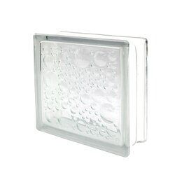 Vidrio Block Burbuja Fontibre 19 x 19 x 8 cm