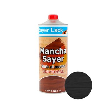 Tinta Aceite Mancha Sayer Lack Negro Mate 1 l