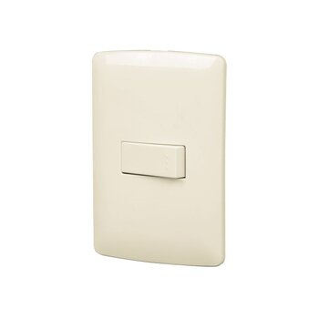 Placa Armada Volteck Línea Italiana 1 Apagador Escalera