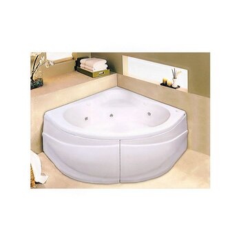 Tina Cébeles Formacryl 199x150x41 cm marfil con Hidromasaje