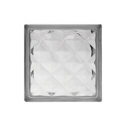 Vidrio Block Diamante 19 x 19 x 8 cm