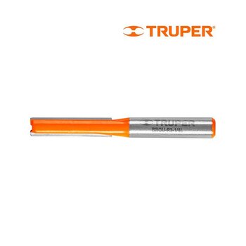 Broca Router Recta 2 Filos ¼ pulg x 25.4 mm Truper