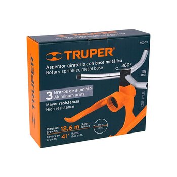 Aspersor Base Metálica 3 Brazos Truper