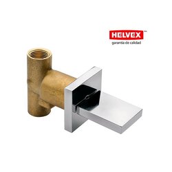 Mezcladora Vertika Empotrar Regadera Roscar Cromo