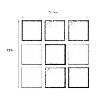 Mosaico para alberca Foncer 32.7x32.7 cm Los Cabos