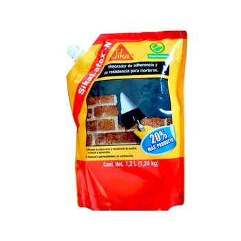 Adhesivo y adherente Sikalatex N Pack 1.2 l