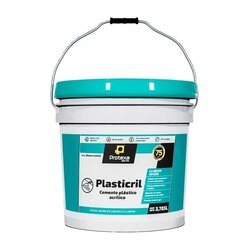 Resanador Grietas Cemento Acrílico Plasticril Blanco 4l