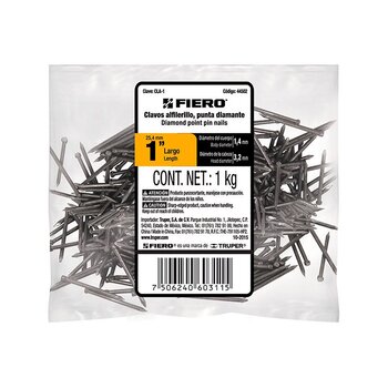Clavo Alfilerillo con Cabeza Truper 1 pulg 1 kg