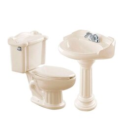 Paquete Sanitarios Alargado Romano Hueso