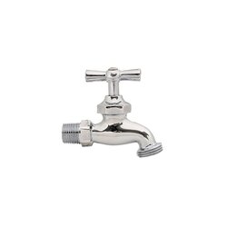 Llave Manguera Cromada Rugo ½ pulg