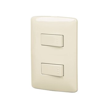 Placa Armada Volteck 1 Apagador Sencillo 1 Escalera