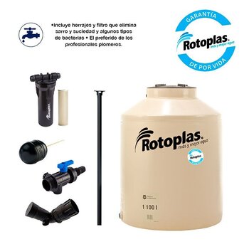 Tinaco Rotoplas Beige 1100 L