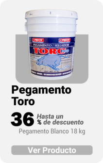 Pegamento Blanco Toro 18 kg