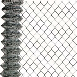 Malla Ciclónica Galvanizada DeAcero 1.25 x 20 ML Cal 13