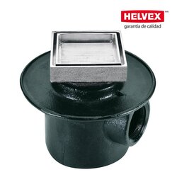 Coladera Lisa Cuadrada Una Boca 282-35-CHLI