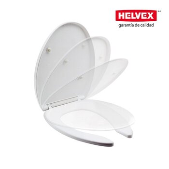 Asiento Sanitario Alargado Helvex Blanco AT-4