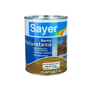 Barniz Poliuretano Uresayer Semi Mate 4 Lt