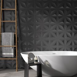 Muro Pure Fiore Daltile 45 x 90 cm rectificado black GPR5