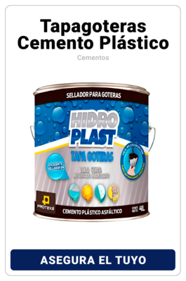 Tapagoteras Cemento Plástico Hidroplast