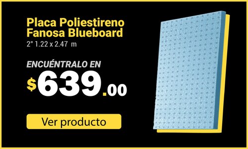 Placa poliestireno Fanosa