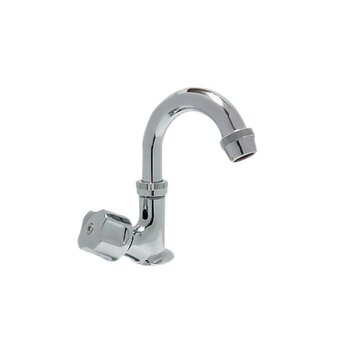 Llave Individual Rugo para Lavabo 16B