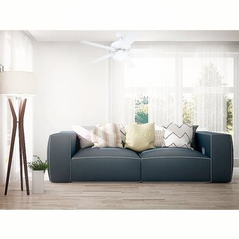 Ventilador Huracán Full Plástico Blanco CoolFan Aspas 132 cm