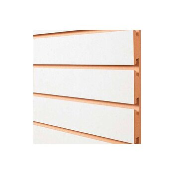 Panel Ranurado Blanco 18 mm 4 x 8 pies