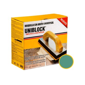 Boquilla sin Arena Uniblock 5 kg Esmeralda