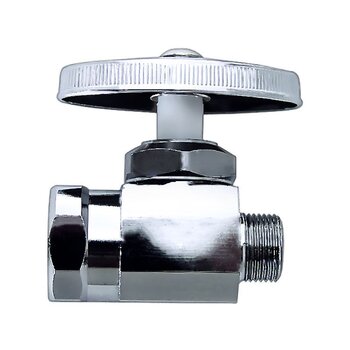 Llave Angular Cromada 1/2 x 3/8 pulg coflex