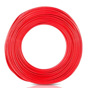 Cable Eléctrico THW Iusa num 6 Color Rojo 100 m