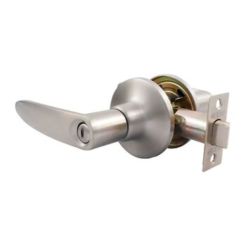 Cerradura Baño Manija Granito 30-42 mm Niquel Satinado