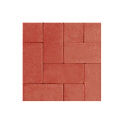 Adoquín Grand Holland Mextile 30 x 15 x 6 cm Rojo Rubí